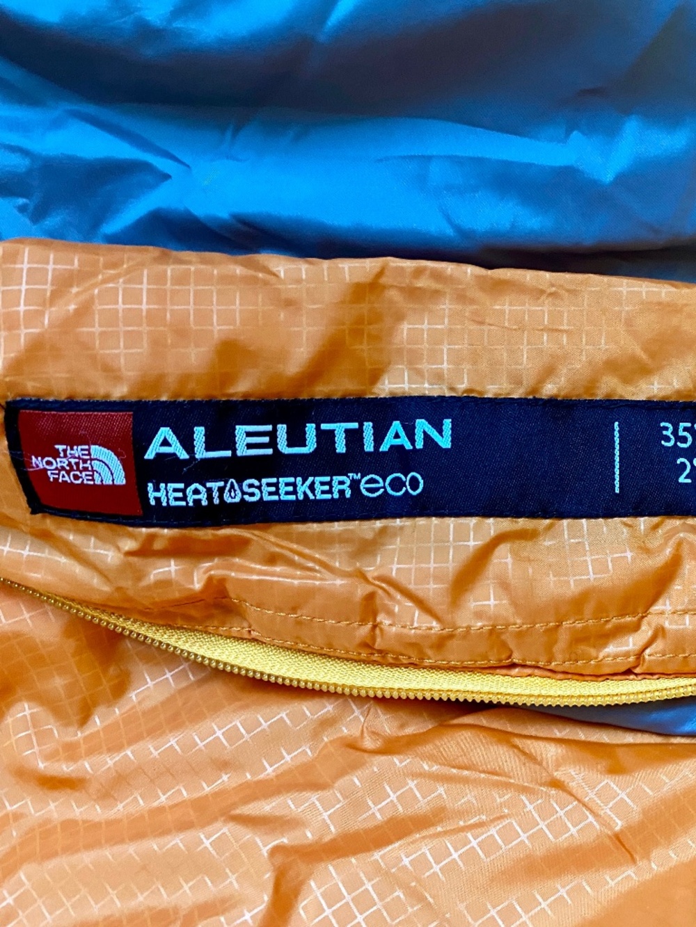 Sleeping Bag North Face Aleutian Synthetic Long Length Mummy Left Zipper 35deg - Picture 10 of 16